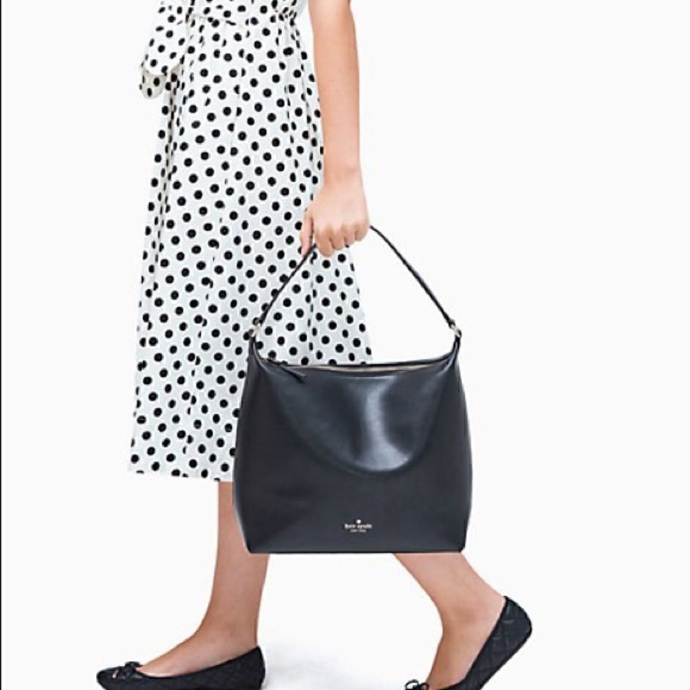 KATE SPADE GREENE STREET KAIA (white dove) Perfect bag Travel Bag! Holds a lot - Picture 10 of 15